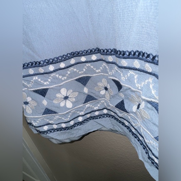 Lulus Boho Embroidered Mini Dress Sz S - Picture 3 of 4